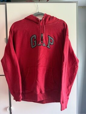 GAP Women's Red Hoodie Sweatshirt